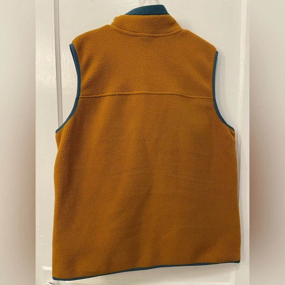 The North Face Carbondale Fleece Vest Timber Tan/Mallard Blue